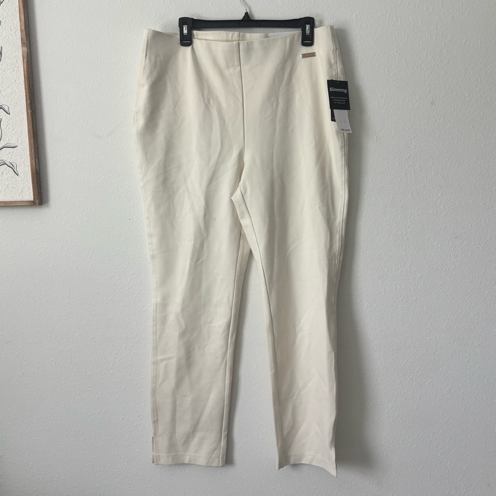 Rafaella Cream Women's Trousers